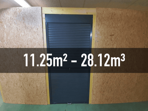 Box (en rdc) 11.25m² - 28.12m³<br>Équivalent maison de 90m²